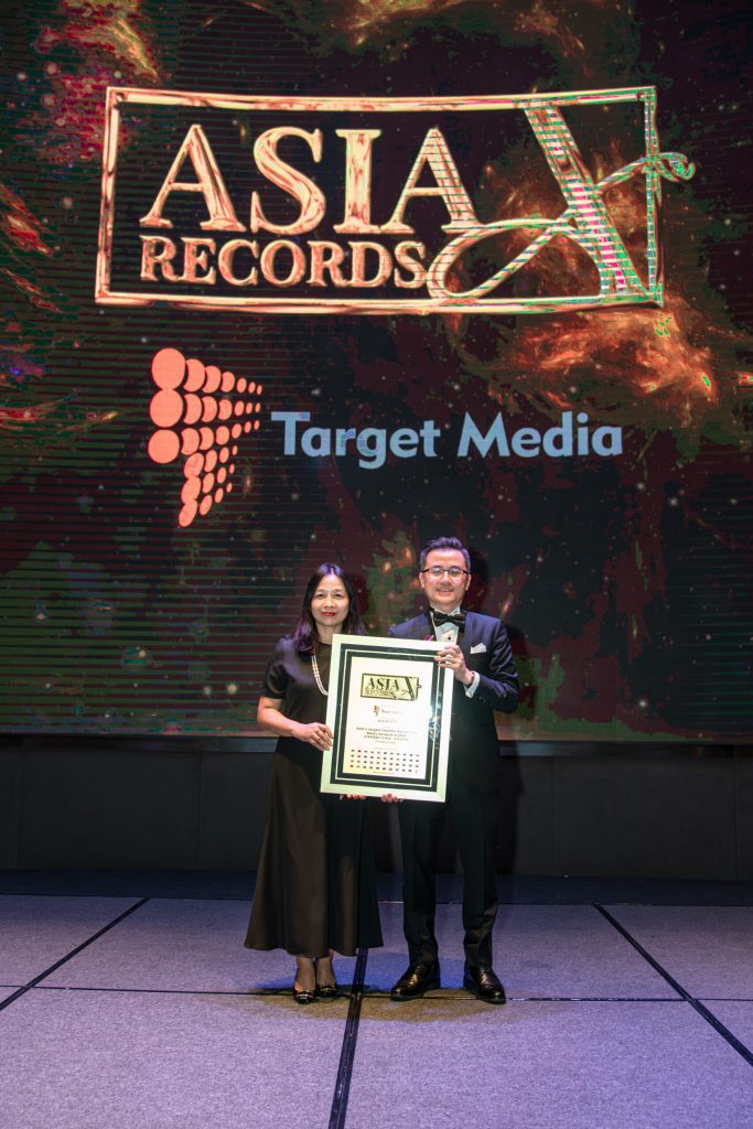 Target Media Recognised by The Asia Record