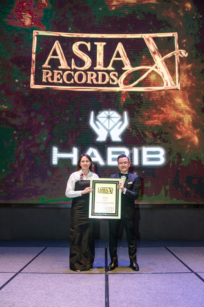 Habib Jewels Recognised by The Asia Record
