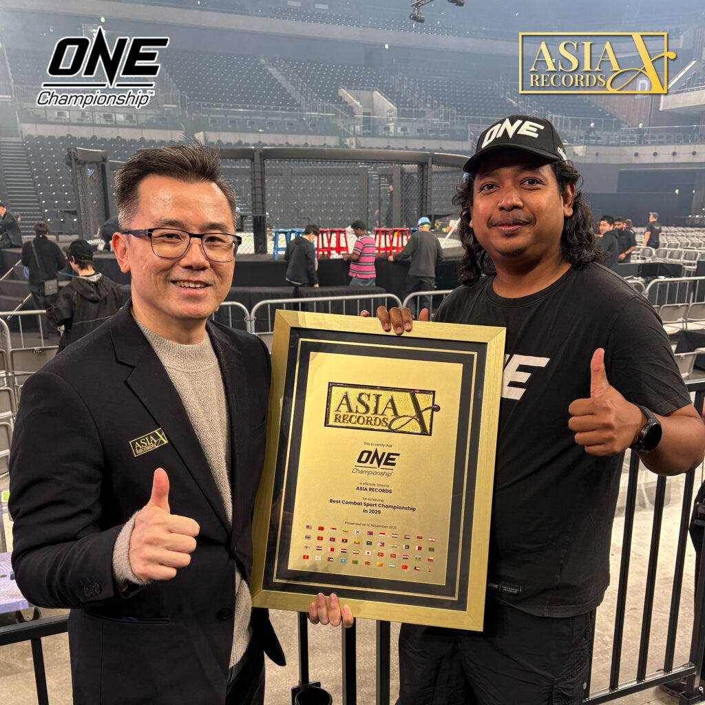 The official adjudicators from Asia Record presenting Best Combat Sport Championship in 2025