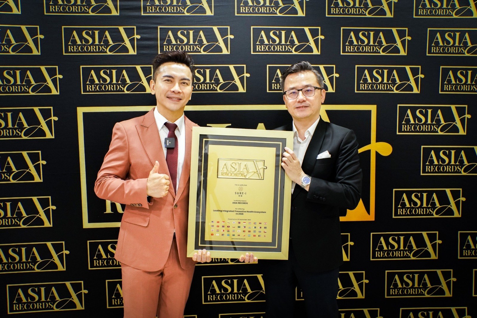 SURE-i Recognised by Asia Record as “Asia’s Leading Integrated Preventive Health Ecosystem 2026”